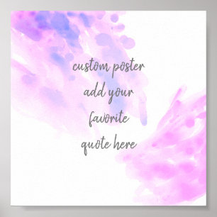 Modernes abstraktes Aquarelldesign ergänzt das Ang Poster