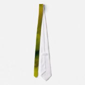 Modernes Abstraktes Ausdrucksgelb-Grün Krawatte (Rückseite)