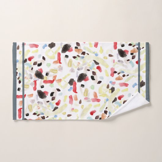 Modernes Abstraktes Badetuch-Set Badhandtuch Set (Handtuch)