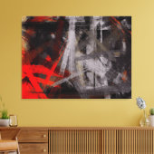Modernes Abstraktes Bild #2 Leinwanddruck (Insitu (Wohnzimmer))