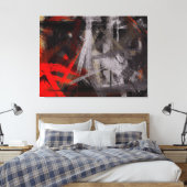 Modernes Abstraktes Bild #2 Leinwanddruck (Insitu (Schlafzimmer))