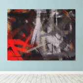 Modernes Abstraktes Bild #2 Leinwanddruck (Insitu (Holzboden))