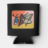 Modernes Abstraktes Bild aus dem Mittelalter, Schm Dosenkühler (Vorderseite)