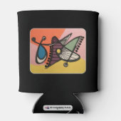 Modernes Abstraktes Bild aus dem Mittelalter, Schm Dosenkühler (Rückseite)