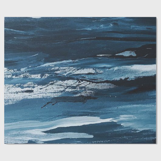 Modernes Abstraktes Bild Geschenkpapier (Flach)