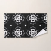 modernes abstraktes Blumen Bad Handtuch Set (Handtuch)