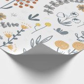 Modernes Abstraktes, blumenfreies Muster Geschenkpapier (Ecke)