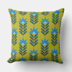 Modernes Abstraktes Blumenkissendesign Kissen