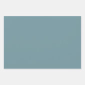 Modernes Abstraktes Blumenmuster Blauer Lavendel G Geschenkpapier Set (Vorderseite 3)