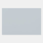 Modernes Abstraktes Blumenmuster Blauer Lavendel G Geschenkpapier Set (Vorderseite 2)