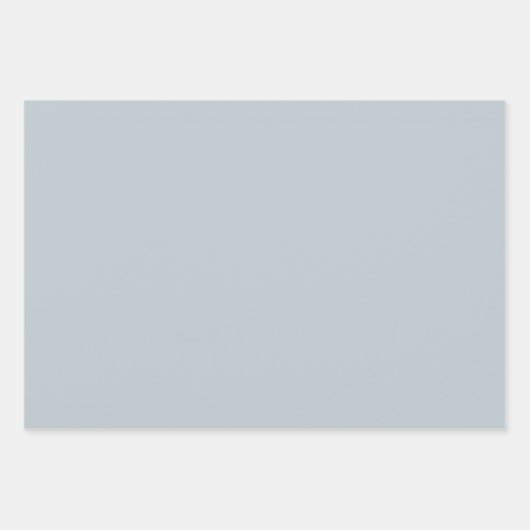 Modernes Abstraktes Blumenmuster Blauer Lavendel G Geschenkpapier Set (Vorderseite 2)