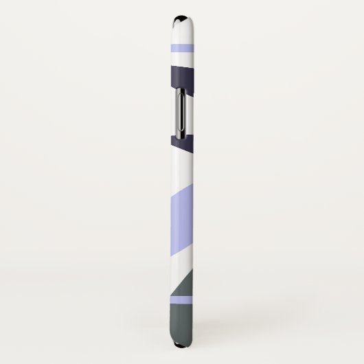 Modernes Abstraktes Blumenmuster Case-Mate iPhone Hülle (Hinten/Rechts)