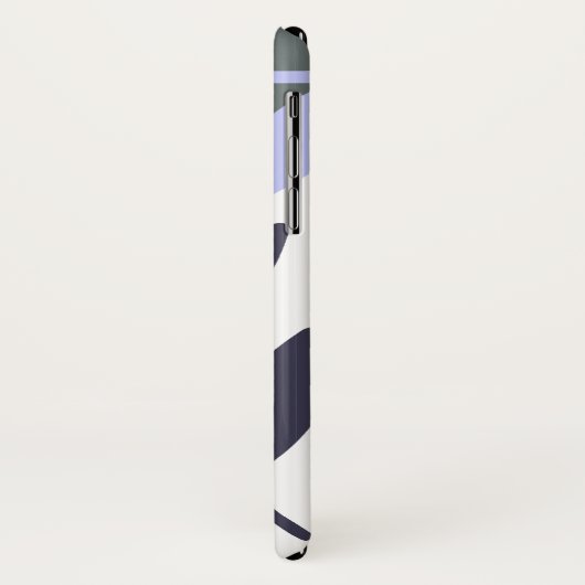 Modernes Abstraktes Blumenmuster Case-Mate iPhone Hülle (Hinten/Links)