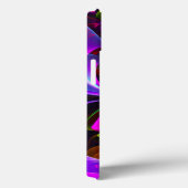 Modernes Abstraktes Blumenmuster Red Blue #12 Case-Mate iPhone Hülle (Rückseite / Rechts)