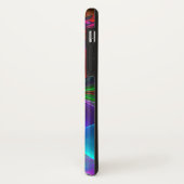Modernes Abstraktes Blumenmuster Red Blue #12 Case-Mate iPhone Hülle (Hinten/Links)