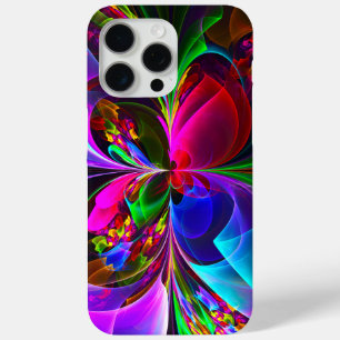 Modernes Abstraktes Blumenmuster Red Blue #12 Case-Mate iPhone Hülle