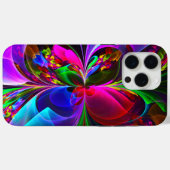 Modernes Abstraktes Blumenmuster Red Blue #12 Case-Mate iPhone Hülle (Rückseite (Horizontal))