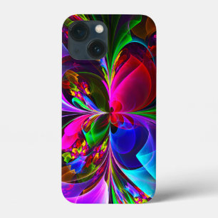Modernes Abstraktes Blumenmuster Red Blue #12 Case-Mate iPhone Hülle