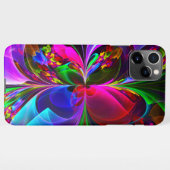 Modernes Abstraktes Blumenmuster Red Blue #12 iPhone Hülle (Rückseite (Horizontal))