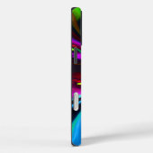 Modernes Abstraktes Blumenmuster Red Blue #15 Case-Mate iPhone Hülle (Rückseite / Rechts)