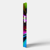 Modernes Abstraktes Blumenmuster Red Blue #15 Case-Mate iPhone Hülle (Rückseite / Rechts)