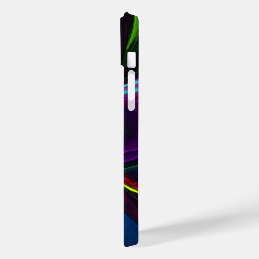 Modernes Abstraktes Blumenmuster Red Blue #15 Case-Mate iPhone Hülle (Rückseite / Links)