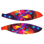 Modernes Abstraktes Blumenmuster Red Blue Muster # Basketball (Panele)