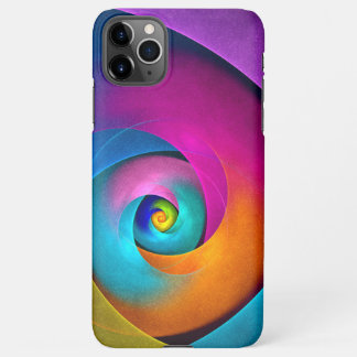 Modernes Abstraktes Blumenmuster Rosa Blaues Muste iPhone 11Pro Max Hülle