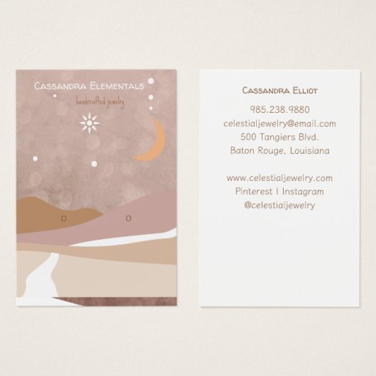 Modernes Abstraktes Boho (Vorne & Hinten)