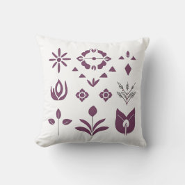 Modernes Abstraktes Boho-Kissen - Minimalistisch N Kissen