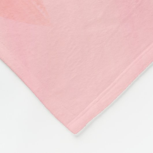 Modernes Abstraktes botanisches Fall Leaf Fleecedecke (Ecke)