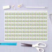 Modernes abstraktes botanisches Gewebe Seidenpapier (Handwerk)