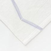 Modernes Abstraktes botanisches Leaf Fleecedecke (Ecke)