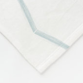 Modernes Abstraktes botanisches Leaf Fleecedecke (Ecke)