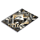 Modernes Abstraktes Cat Notebook Notizblock (Linke Seite)