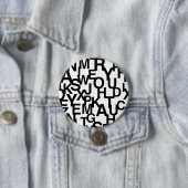 Modernes, abstraktes, chaotisches Schriftbild Button (Beispiel)
