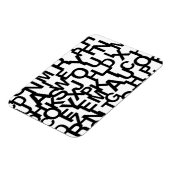 Modernes, abstraktes, chaotisches Schriftbild Magnet (Linke Seite)