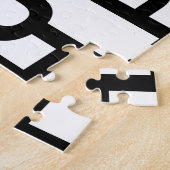 Modernes, abstraktes, chaotisches Schriftbild Puzzle (Seite)