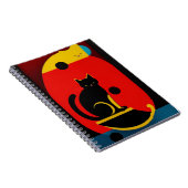 Modernes Abstraktes Chat-Notebook Notizblock (Rechte Seite)