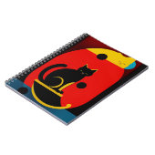 Modernes Abstraktes Chat-Notebook Notizblock (Linke Seite)