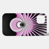 Modernes Abstraktes Crazy Fraktal Art Muster Case-Mate iPhone Hülle (Rückseite (Horizontal))