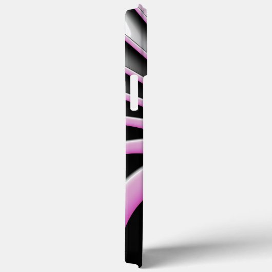 Modernes Abstraktes Crazy Fraktal Art Muster Case-Mate iPhone Hülle (Rückseite / Rechts)