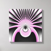 Modernes Abstraktes Crazy Fraktal Art Muster Leinwanddruck (Vorderseite)