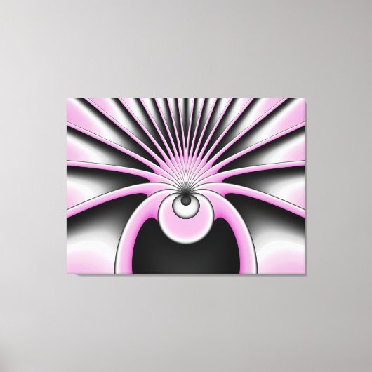 Modernes Abstraktes Crazy Fraktal Art Muster Leinwanddruck (Vorderseite)