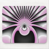 Modernes Abstraktes Crazy Fraktal Art Muster Mousepad (Vorne)