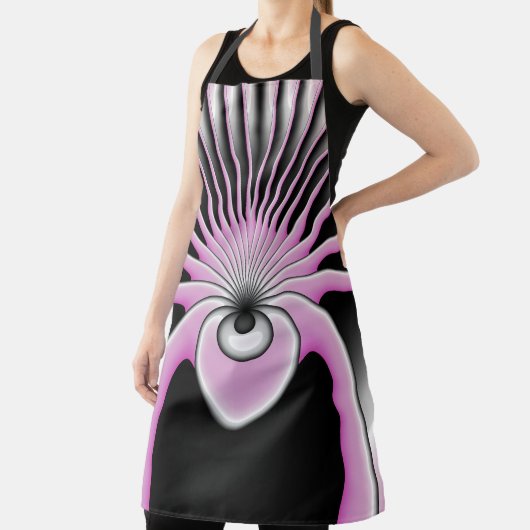 Modernes Abstraktes Crazy Fraktal Art Muster Schürze (InSitu)