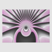 Modernes Abstraktes Crazy Fraktal Art Muster Seidenpapier (Vorderseite)