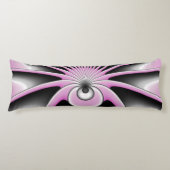 Modernes Abstraktes Crazy Fraktal Art Muster Seitenschläferkissen (Vorderseite)