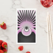 Modernes Abstraktes Crazy Fraktal Art Muster Serviette (Beispiel)