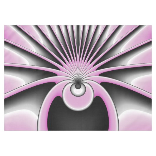 Modernes Abstraktes Crazy Fraktal Art Muster Tischdecke (Vorderseite (Horizontal))